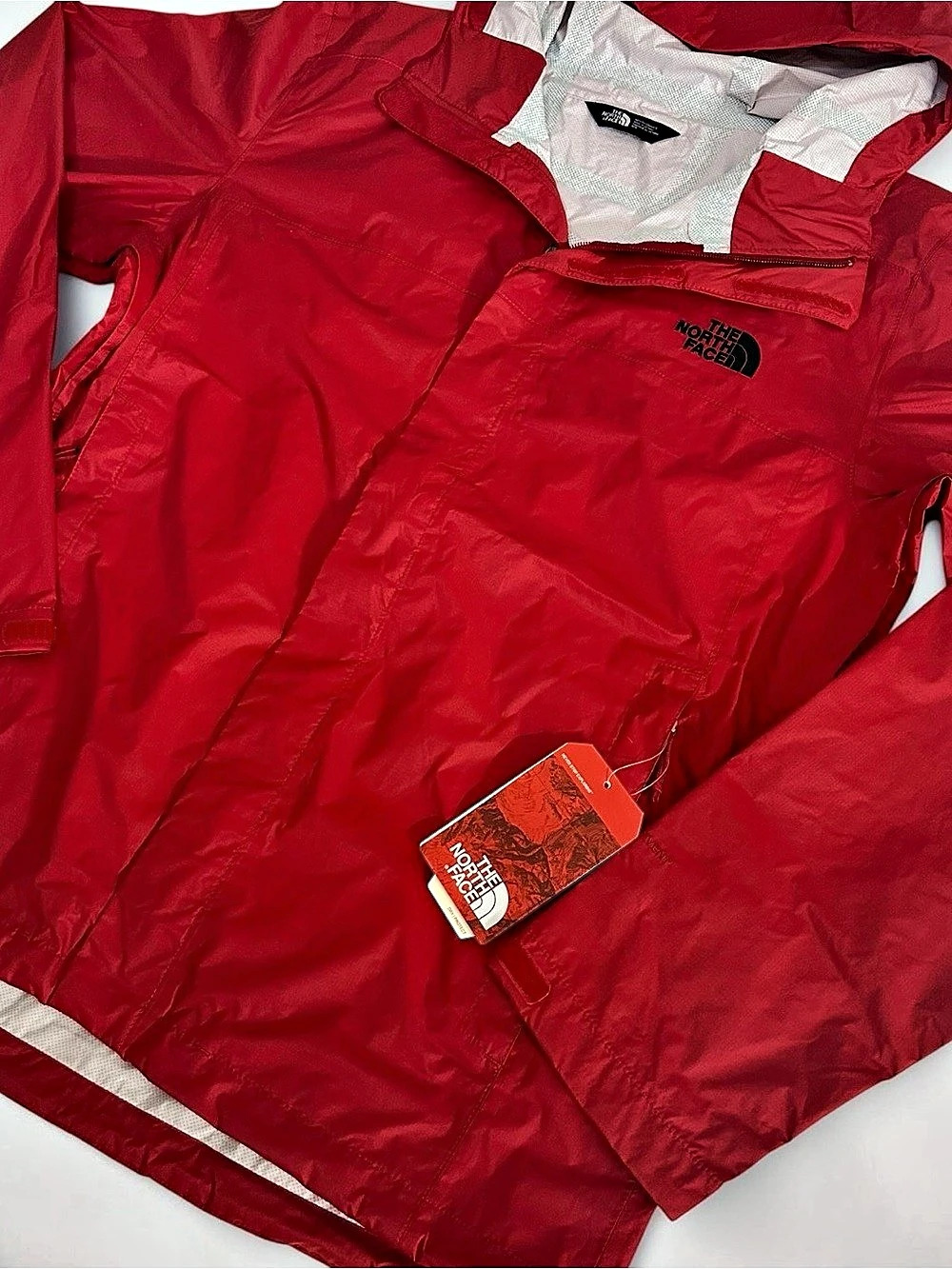The North Face DryVent Rain Jacket Men’s M Rage Red NWT - Picture 5 of 9